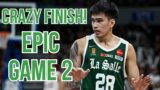 Kevin Quiambao to the rescue! DLSU comes from behind in Game 2 to take the VICTORY! | UAAP Season 87